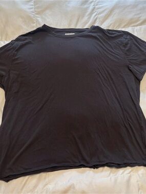 We The Free Relaxed Black Short Sleeve Tee